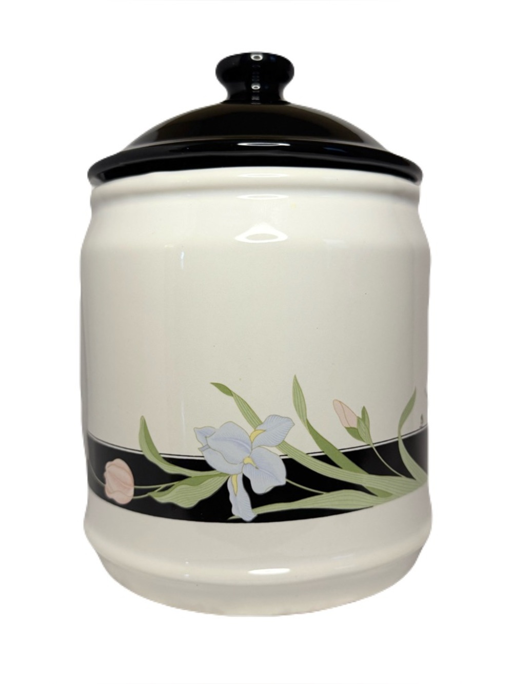 Fairfield by Vanessa Floral Patterned Canister W/ Lid 8”